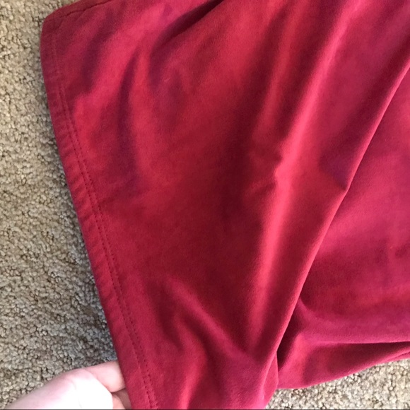 Lk New Windsor Red Suede Bodycon Midi Dress S - Picture 4 of 4